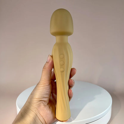 Ginger Maya Powerful Wand Vibrator 20 Modes Deep Rumbly Stimulate Woman Pleasure Sex Toy Penetration Girl Vibe Toy Masturbation