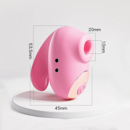 Sakura Finger Vibe Mini Suction Pocket Vibrator Pink 7 Modes Woman Sex Toy Clit Nipple Stimulaiton Valentine's Day Gift Girl