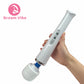 Rechargeable Mega Wand Classical Intimate Vibrator 10 Modes White Sex Toy Woman Flexible Body Massager Penetration Sex Gift
