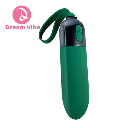 Dream Vibe Green Pulse bullet vibrator 10 powerful vibrations for woman Sex toy massager bedtime adult pleasure toy relaxtion