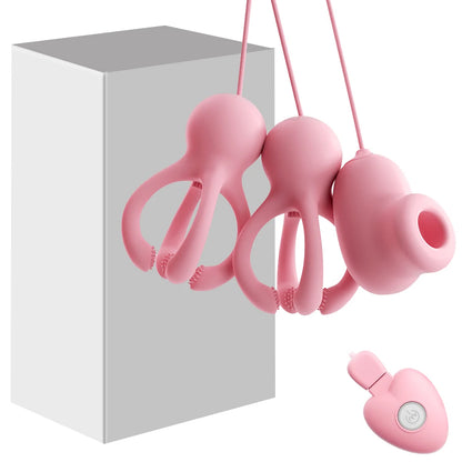 Vibrating Stimulate Breast Sucking Clitoris Stimulation Nipple Stimulator Vibrator Female Adult Sex Toys for Women Couples