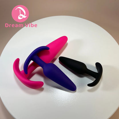 Anchor Away Anal Plug Set Trainer Kit Silicone Prostate Sex Toy Anal Expander Dildo P Spot Stimulate Penatration Masturbation