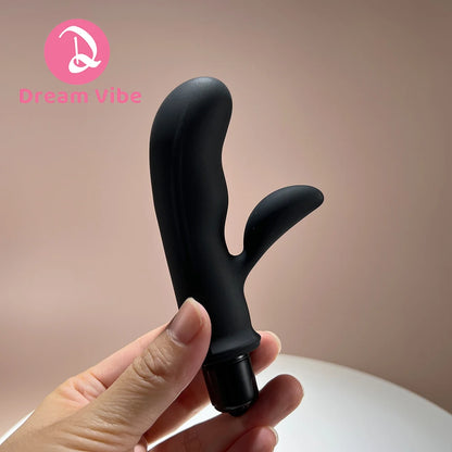 Mini Bullet Silicone Vibrator AAA Battery Powered (Not included) 1 Strong Vibration Black Clit Nipple Sex Toy Woman Pleasure