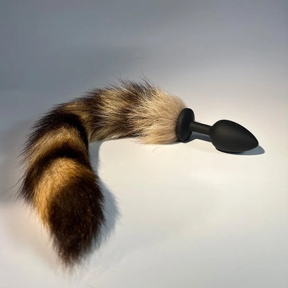 Dream Vibe BDSM Raccoon Tail Plug Small Size Silicone Plug Adult Sex Toy Cosplay Couple Toy Butt Plug Sexy Prostate