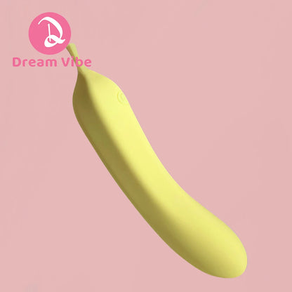 Banana Vibrator Soft Liquid Silicone 21 Powerful Vibrations G Spot Penetration Stimulation Fruit Sex Toy Women Pleasure 18+ Toy