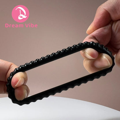 Set of 4 Silicone Cock Rings Black Stretchy Pennis Ring Sex Toy for Men Ejaculation Delay Reusable Pleasure Male Adult Toy