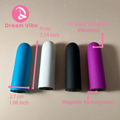 Quake Bullet - Feel the Power Within Large Size Super Powerful Vibrator 10 Modes Pleasure Sex Toy Woman Love Egg Clit Penetrate