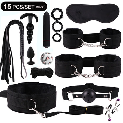 Sex toys for women BDSM sexual couples kit erotic accessories handcuffs for session Anal plug sex game Adult Sexy Toys sexyshop