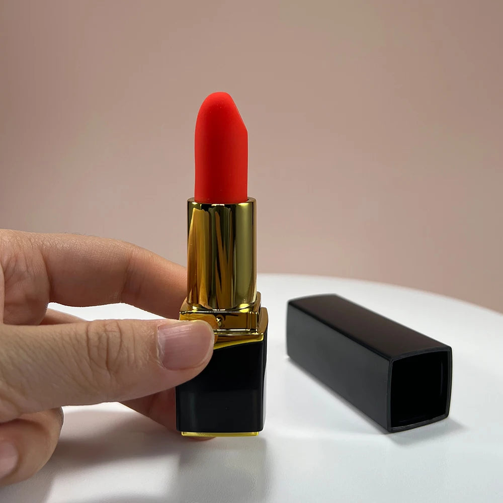 Hot Lipstick Vibrator 10 Vibrations Adult Sex Toy for Woman Intimate Pleasure Love Gift Nipple Clit Stimulator Discreet Vibe