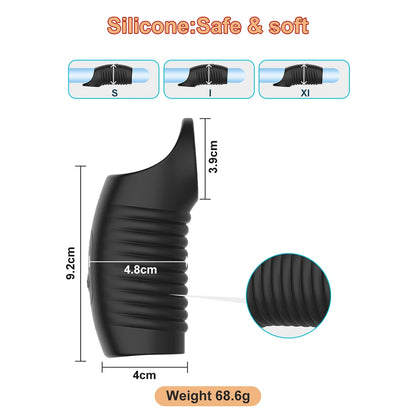 App Controlled Penis Ring Vibrator Male Erection Enhancer Sleeve 10 Vibration Anal G spot Stimulation Couples Sex Toy for Men