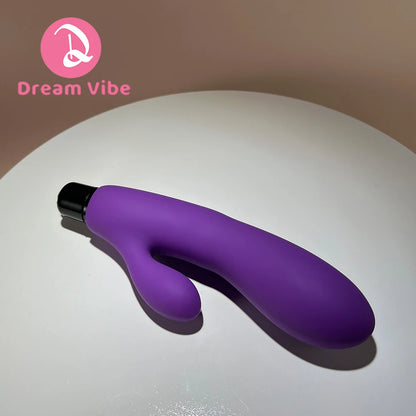 Mini Rabbit Vibrator Elegant Purple Adult Sex Toy for Woman 1 AAA Battery (not included) 1 Strong Vibration Masturbate Pleasure