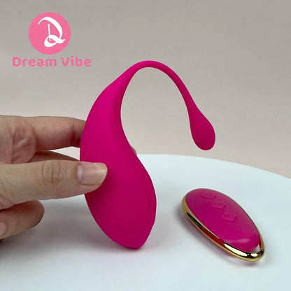 Enchanté Pink Bullet Egg with Romote Control Discreet Sex Toy Vibrator for Woman Pleasure Gift Wearable Love Egg G-Spot Stimulat