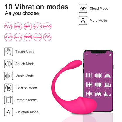 Wireless Sextoy Vibrating Egg Remote Vibrators Powerful App Control G Spot Dildo Vagina Massager Bluetooth For Women Clitoris 18