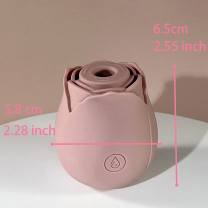 The Dark Rose by Dream Vibe Suctions Vibrator Adult Pleasure Sex Toy Intimate Love Gift for Woman Clitorial Nipple Stimulation