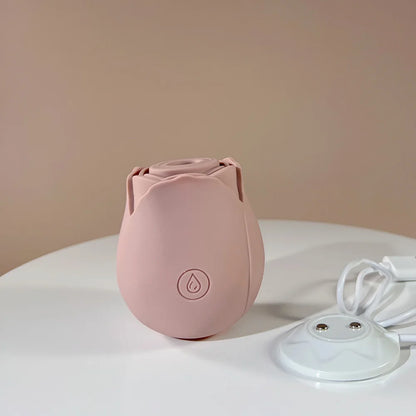 The Dark Rose by Dream Vibe Suctions Vibrator Adult Pleasure Sex Toy Intimate Love Gift for Woman Clitorial Nipple Stimulation