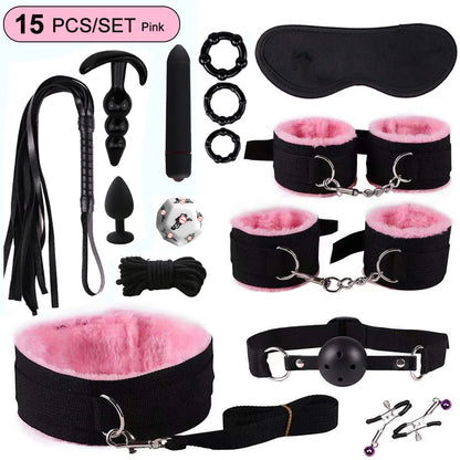 Sex toys for women BDSM sexual couples kit erotic accessories handcuffs for session Anal plug sex game Adult Sexy Toys sexyshop