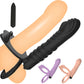 Double Penetration Anal Plug Dildo Butt Plug Vibrator For Men Strap On Penis Massage Vagina Plugs Adult Sex Toys For Couples 18+