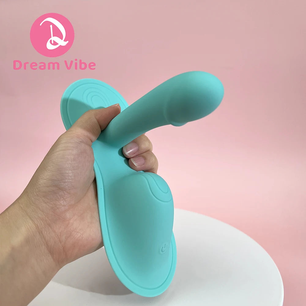 App Control Unisex Cushion Massager Vibrator Dildo and Bump Dual Motors Soft Liquid Silicone Men Women Masturbation Sex Toy