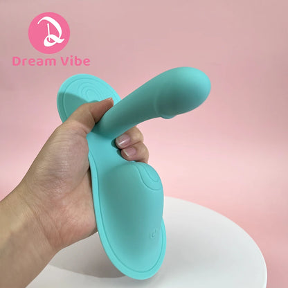 App Control Unisex Cushion Massager Vibrator Dildo and Bump Dual Motors Soft Liquid Silicone Men Women Masturbation Sex Toy