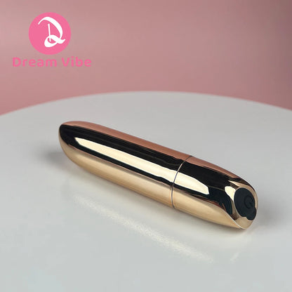 Rose Golden Powerful Bullet Vibrator Mini Sex Toy Female 19 Vibrations Penetration Stimulation Discreet Clit Spot Vibe Love Egg