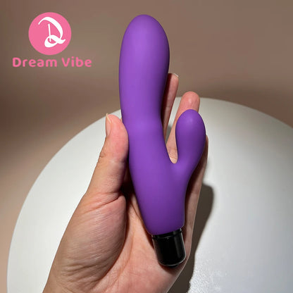 Mini Rabbit Vibrator Elegant Purple Adult Sex Toy for Woman 1 AAA Battery (not included) 1 Strong Vibration Masturbate Pleasure