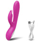Powerful G Spot Rabbit Vibrator for Women Nipple Clitoris Stimulator Massager Dual Motors Dildo Adult Goods Sex Toys for Female