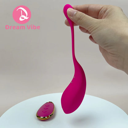 Enchanté Pink Bullet Egg with Romote Control Discreet Sex Toy Vibrator for Woman Pleasure Gift Wearable Love Egg G-Spot Stimulat