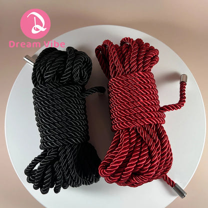 10m Bondage Rope Bound Vibe Soft Binding Rope Kinky Fun Tie Up Sensual Restraint Knot Intimcy BDSM Sex Toy for Women Couple Toy