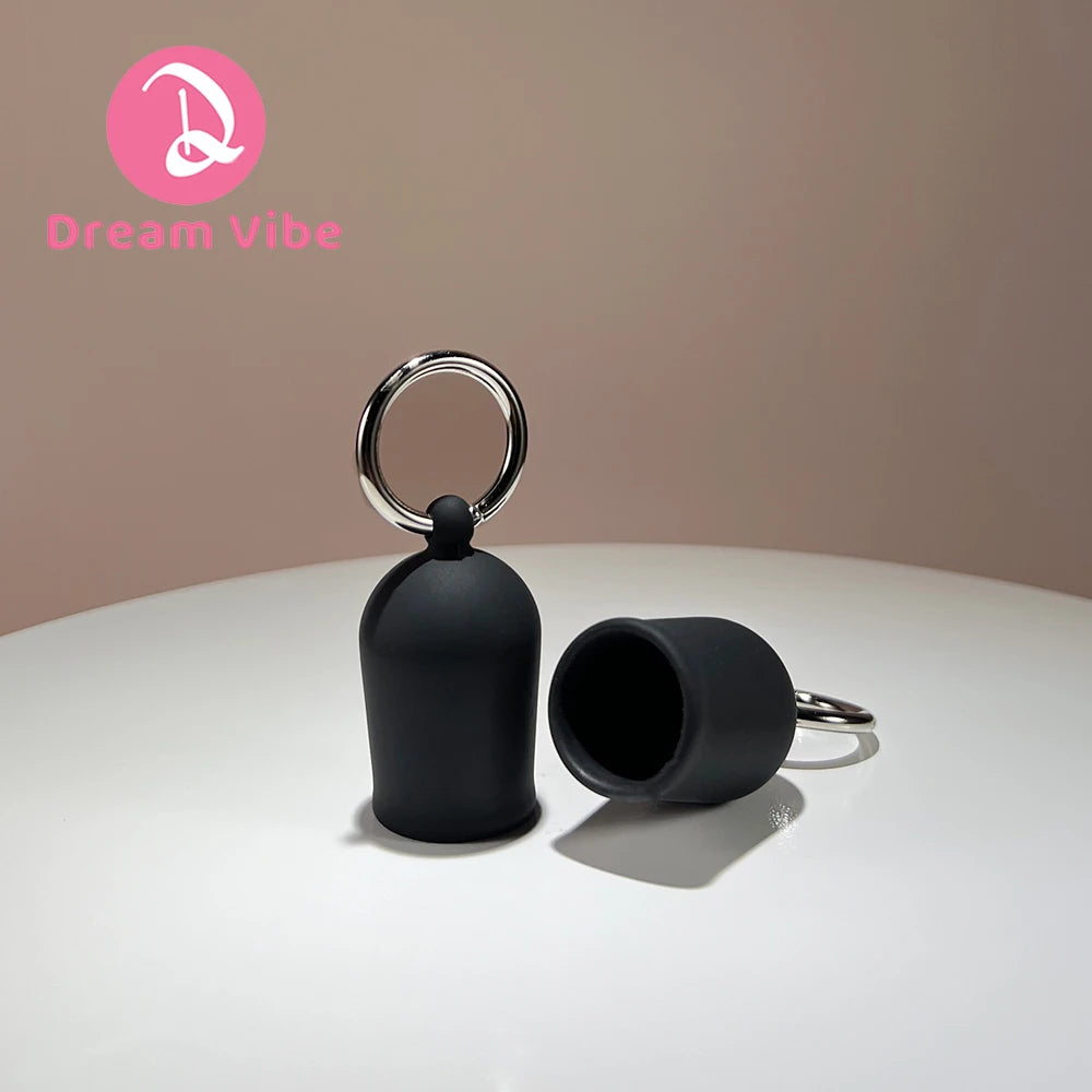 The Perfect Pair Silicone Nipple Suckers  by Dream Vibe Compatiable with Bondage Chains or Weights BDSM Sex Play Pleasure Fun