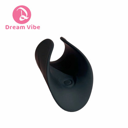 Silicone Vibrating Stroker Male Masturbation Open-ended Dual Motors 5 Tapping 5 Vibration Modes Blow Job Sleeve Penis Massager