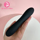 Classic Mini Wand Vibrator Black Silicone Massager 10 Powerful Vibration Sex Toy G-Spot Female Masturbation Relax Women's Toy