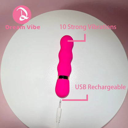 Sparkle G Spot Bullet Mini Vibrator 10 Strong Vibrations Pocket Vibe Silicone Massager Pleasure Sex Toy Woman Penetration Clit