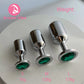 Gravity Anal Plugs Metal Silver Butt Trainer Jewel Inlaid Bottom Sex Toy Backdoor Expander dildo Dilatador Prostate Massager