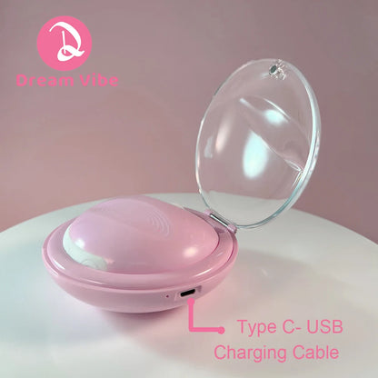 Luna Sucker Air Pulse Clitoral Vibrator by Dream Vibe Discreet Case 6 Suction Modes Sex Toy for Woman Deluxe Girl Pleasure Gift