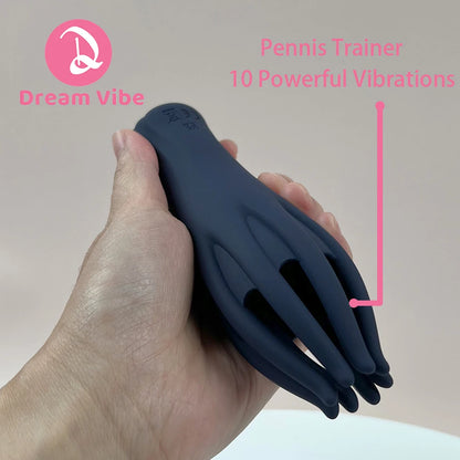 Octo Vibe Nipple Stimulator Penis Trainer Oral Sex Massager Sex Toy Men Women Blow Job Stroker Pleasure 10 Powerful Vibrations