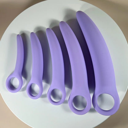 Lavender Bliss 5-Piece Dilator Kit by Dream Vibe Vaginal Muscle Training Strengthen Rejuvenate Anal Plugs Sex Health Toy Pleasur