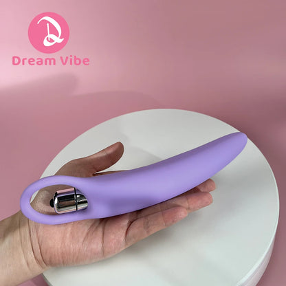 Lavender Pulse Vibrating Silicone Vaginal Dilators 10 Vibration Vaginal Muscle Stretch Regain Penetration Comfort Pleasure Woman