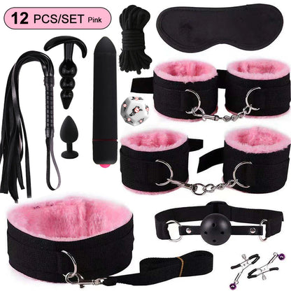 Sex toys for women BDSM sexual couples kit erotic accessories handcuffs for session Anal plug sex game Adult Sexy Toys sexyshop
