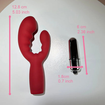 Claw Explorer Red Vibrator by Dream Vibe Dual Points Stimulate Prostate Massager 1 Strong Vibration Woman Men Pleasure Sex Toy