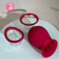 Rose Suction Mini Pump Swing Licking and Vibrating Ears Two Pump Heads Clit and Breast Stimulation Woman Sex Toy Pleasur Adult