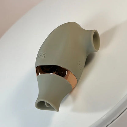 Monster's Kiss by Dream Vibe Double-Ended Green Vibrator Suction Licking Adult Sex Toy for Woman Pleasure Love Toy  Nipple Clit