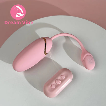 Pink Bullet Egg Vibrator 10 Poweful Modes Remote Control New Sex Toy Women Fantasy Pleasure Penetration G Spot Vaginal Toy Clit