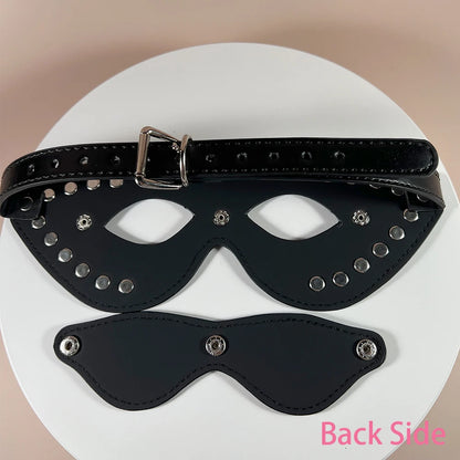Rivit PU BlindFold Eyeshade Removeable Eye Mask By Dream Vibe Erotic Sex Toy BDSM Restriant Fetish Cosplay Foreplay Toy Pleasure