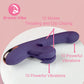 PulseAura 3 in 1 Rabbit Vibrator Unique Thrusting Clapping Powerful Vibrations Women Pleasure Penetration G Spot Dildo Sex Toy
