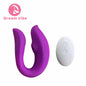 Remote Control Wearable Panty Vibe Women's Clit and Vaginal Sex Toy U Shape Couple Toy Sucker Female Masturbator Dildo Massager