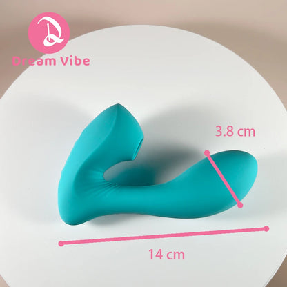 Embrace me Strapless Strap-on Vibrator Clitorial Sucker 10 Powerful Vibration 10 Suctions Sex Toy Woman G-Spot Penetration dildo