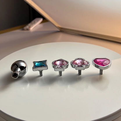 Small Size Metal Silver Anal Plug 4 Poker Shape Bases to Change Butt Trainer By Dream Vibe Men Woman Prostate Sex Toy Massager