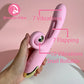The Snail 3 in 1 Rabbit Vibrator Flexible Clit Fit with Rollable Snail 7 Tongue Flapping 7 Tip Vibration Sex Toy Woman Pleasure