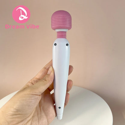 Mini Wand Vibrator Multi-Speed Strong Vibration Adult Sex Toy Woman Pleasure Intimate Clit Nipple Penetration Love Gift Discreet