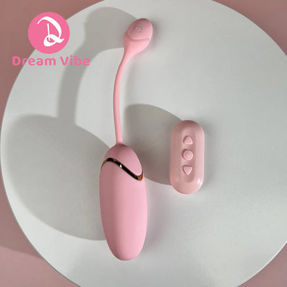 Pink Bullet Egg Vibrator 10 Poweful Modes Remote Control New Sex Toy Women Fantasy Pleasure Penetration G Spot Vaginal Toy Clit